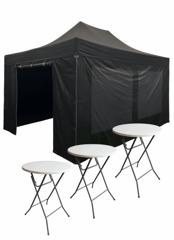 Easy Up pakket Basis 3x6 - met statafels